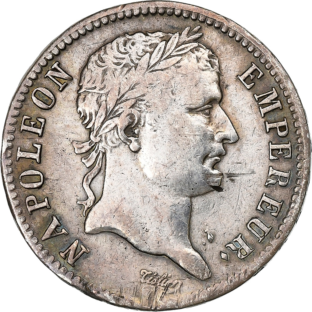 France, Napoléon I, 1 Franc, 1813, Turin, Argent, TB+, Gadoury:447