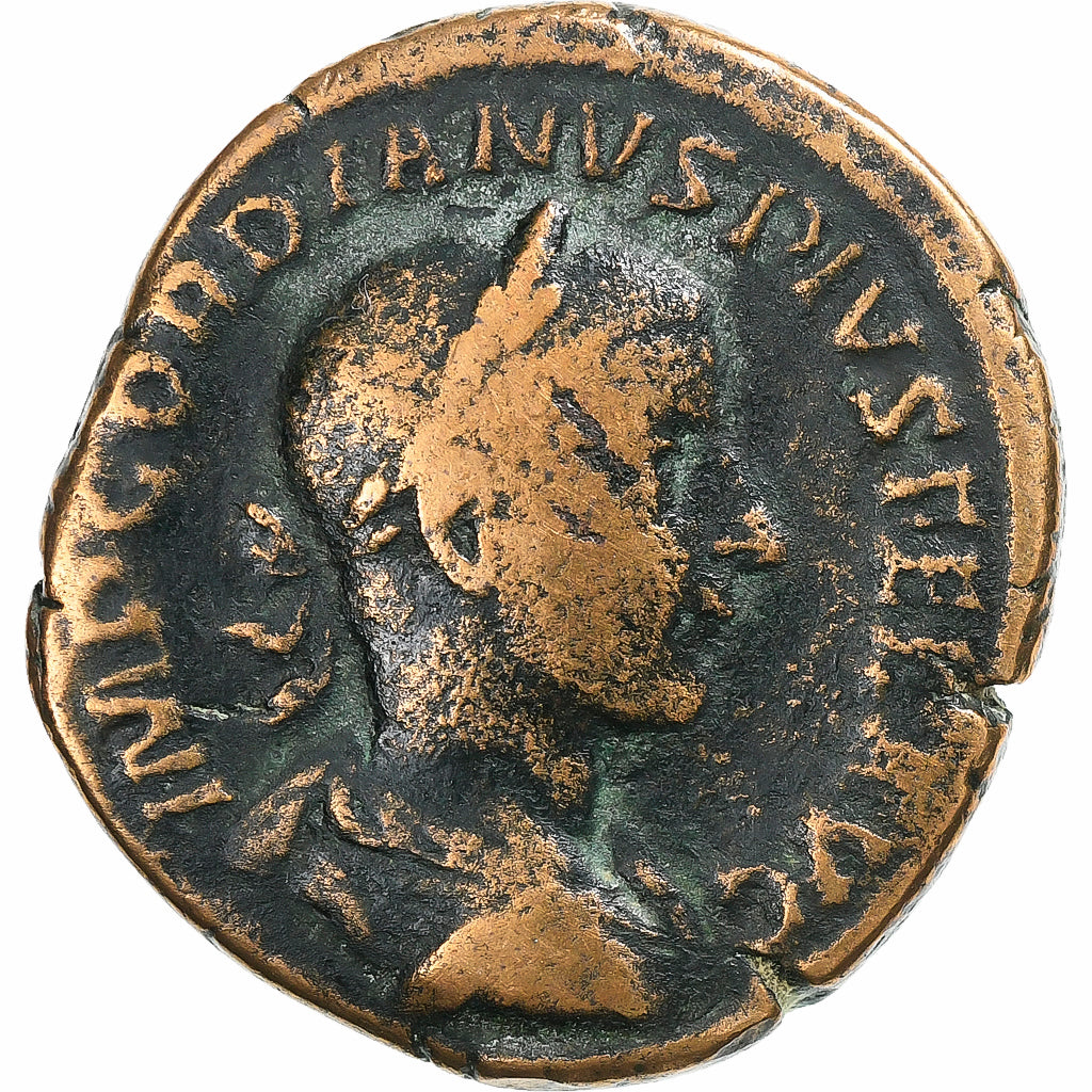 Gordiaans III, Sestertius, 241-244, Rome, Bronzen, FR, RIC:318