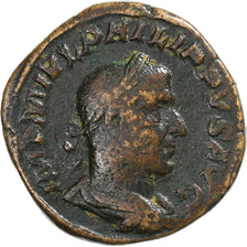 Philip I, Sestertius, 244-249, Rome, Bronze, VF(20-25), RIC:169a