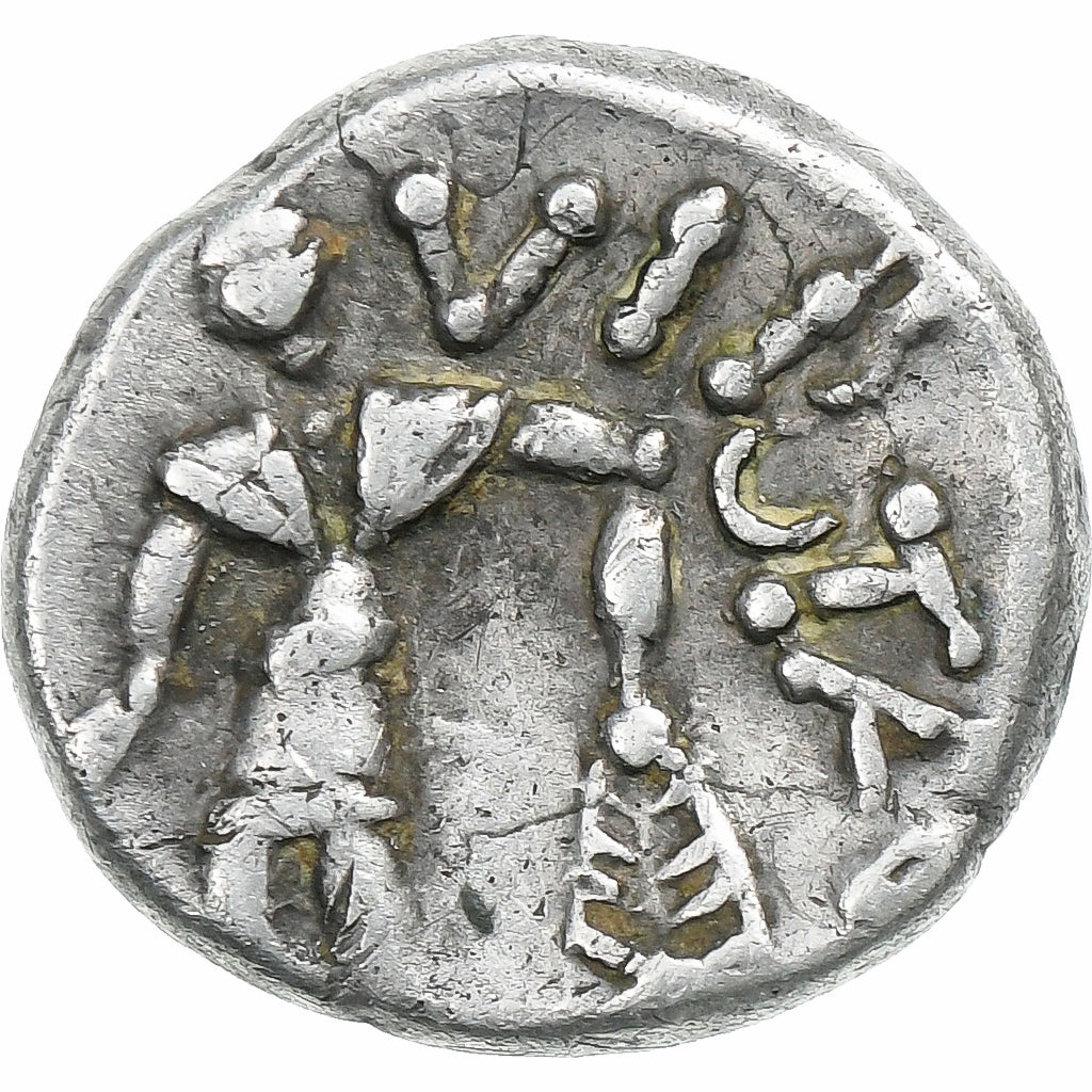 Aedui, Denier VIIPOTAL, ca. 60-40 BC, Argento, BB, Delestrée:3215
