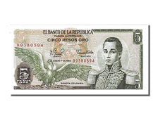 Banknote, Colombia, 5 Pesos Oro, 1980, 1980-01-01, UNC(65-70)