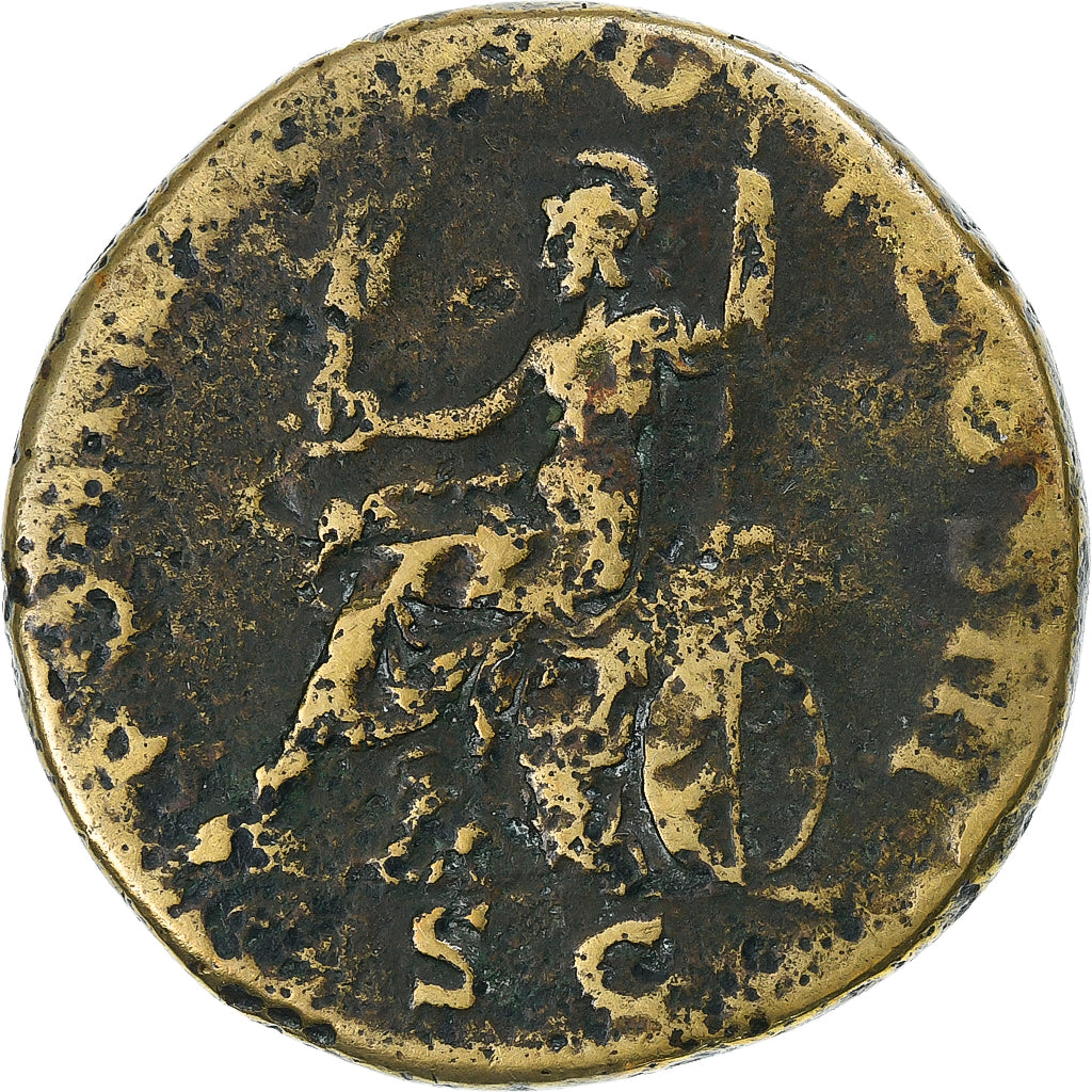 Hadrian, Sestertius, 119-120, Rome, Bronze, VF(20-25), RIC:254