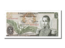 Banknote, Colombia, 5 Pesos Oro, 1980, 1980-01-01, UNC(65-70)