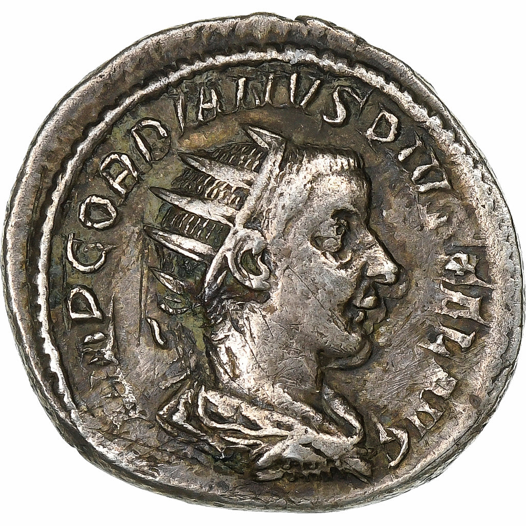 Gordian III, Antoninianus, 241-243, Rome, Srebro, EF(40-45), RIC:84