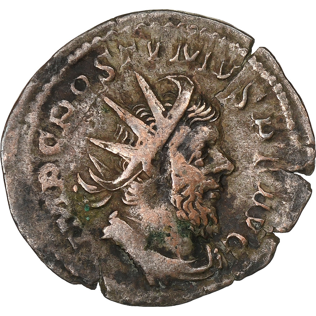 Postumus, Antoninianus, 260-261, Trier, Bilon, VF(30-35), RIC:64