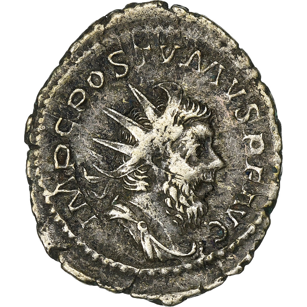 Postumus, Antoninianus, 260-261, Trier, Bilon, VF(30-35), RIC:54