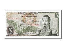 Banknote, Colombia, 5 Pesos Oro, 1980, 1980-01-01, UNC(65-70)