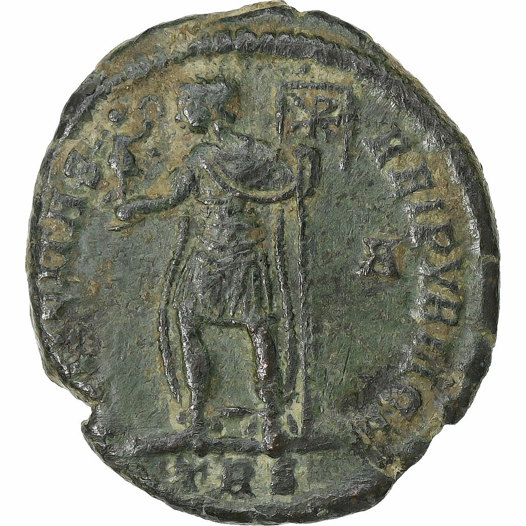 Magnentius, Maiorina, 350-353, Trier, Bronzo, MB+