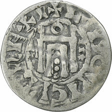 Francia, Louis VI, Denarius, 1108-1137, Orléans, Vellón, BC+, Duplessy:120