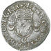 France, Henri II, Douzain aux croissants, 1550, Caen, Billon, VF(30-35)