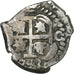 Bolivia, Philip V, 2 Reales, 1743, Potosi, COB, Silver, VF(30-35)