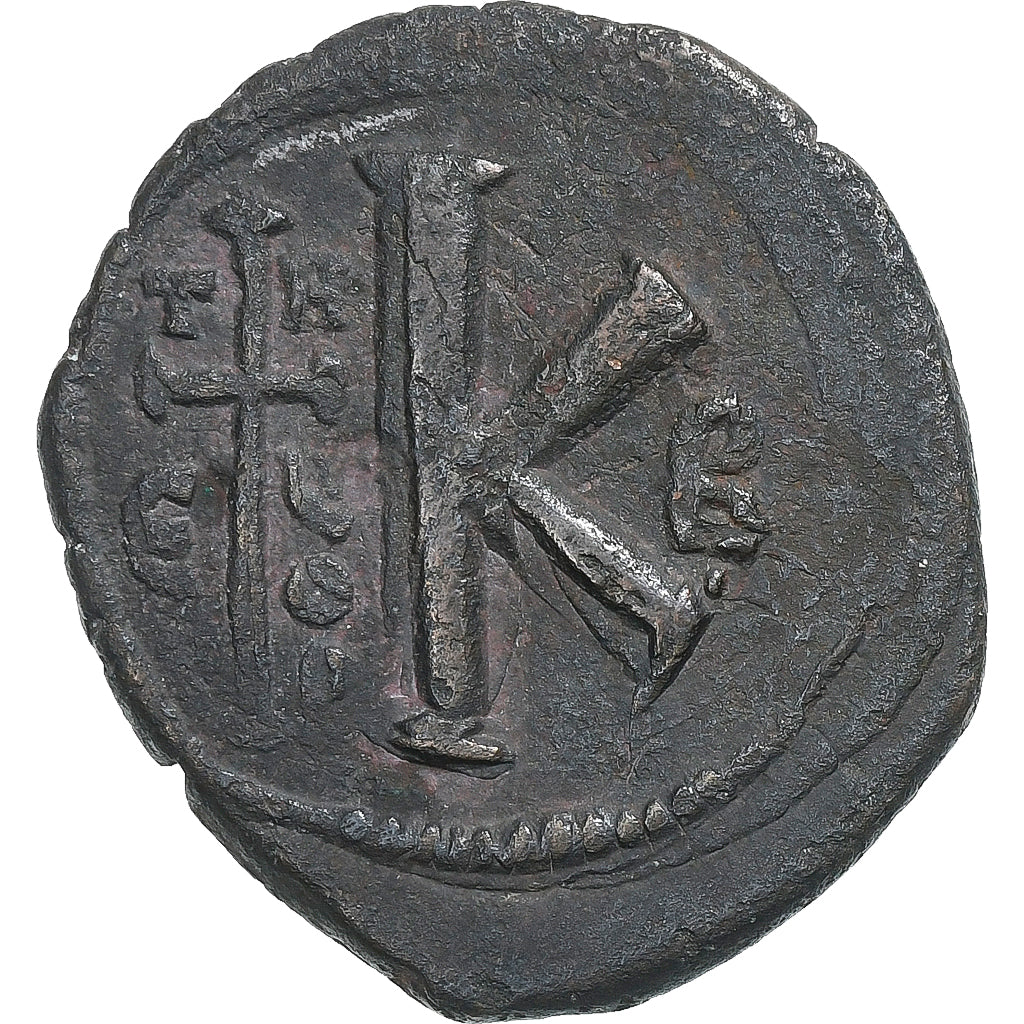 Justinian I, Half Follis, 527-565, Antioch, Bronze, VF(30-35), Sear:225