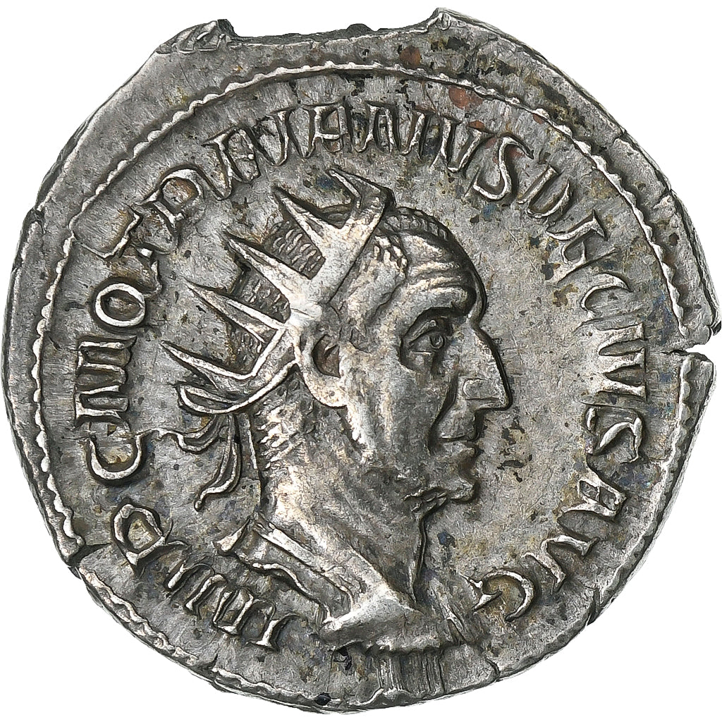 Trajan Decius, Antoninianus, 249-251, Rome, Argento, BB+, RIC:10