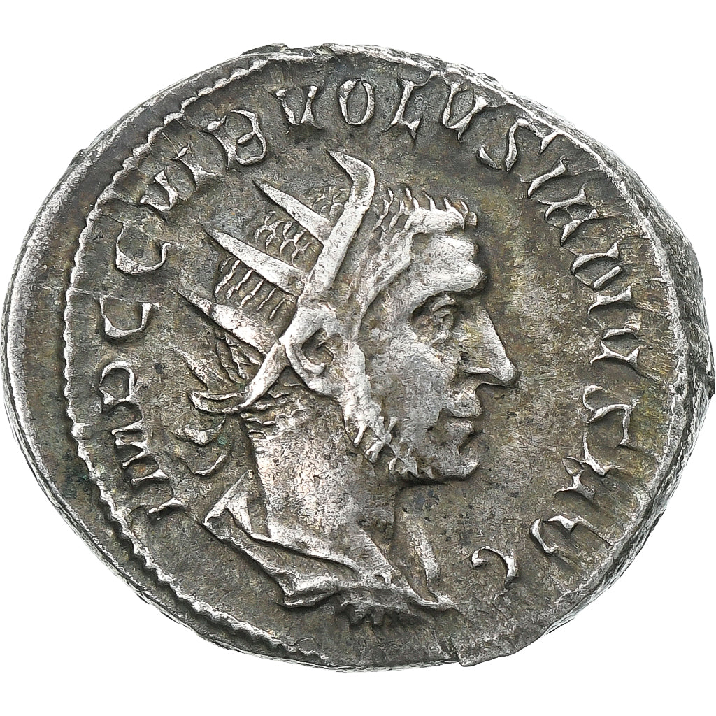 Volusianus, Antoninianus, 251-253, Mediolanum, Zilver, ZF+, RIC:205