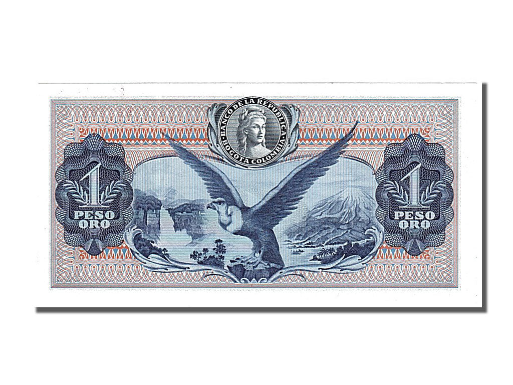 Banknote, Colombia, 1 Peso Oro, 1973, 1973-08-07, UNC(65-70)