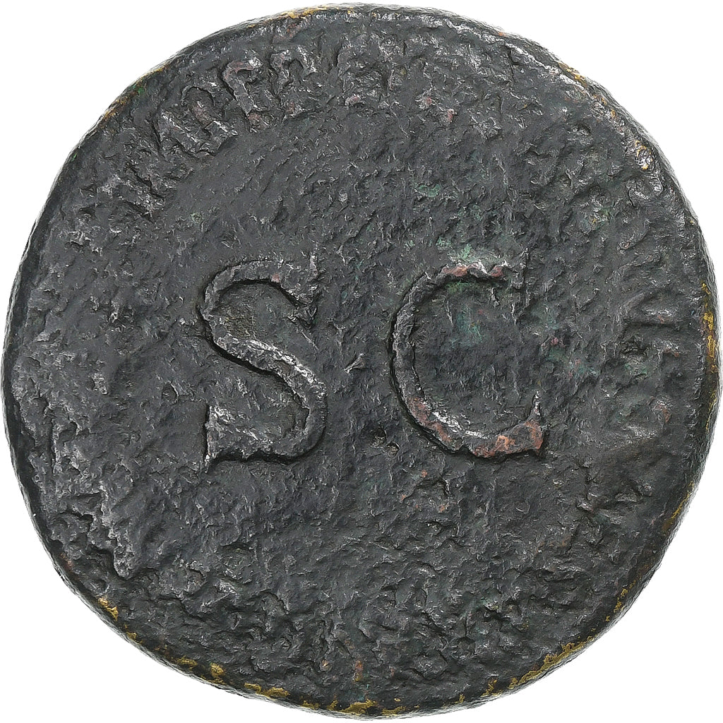 Agrippina the Elder, Sestertius, 50-54, Rome, Bronze, VG(8-10), RIC:102