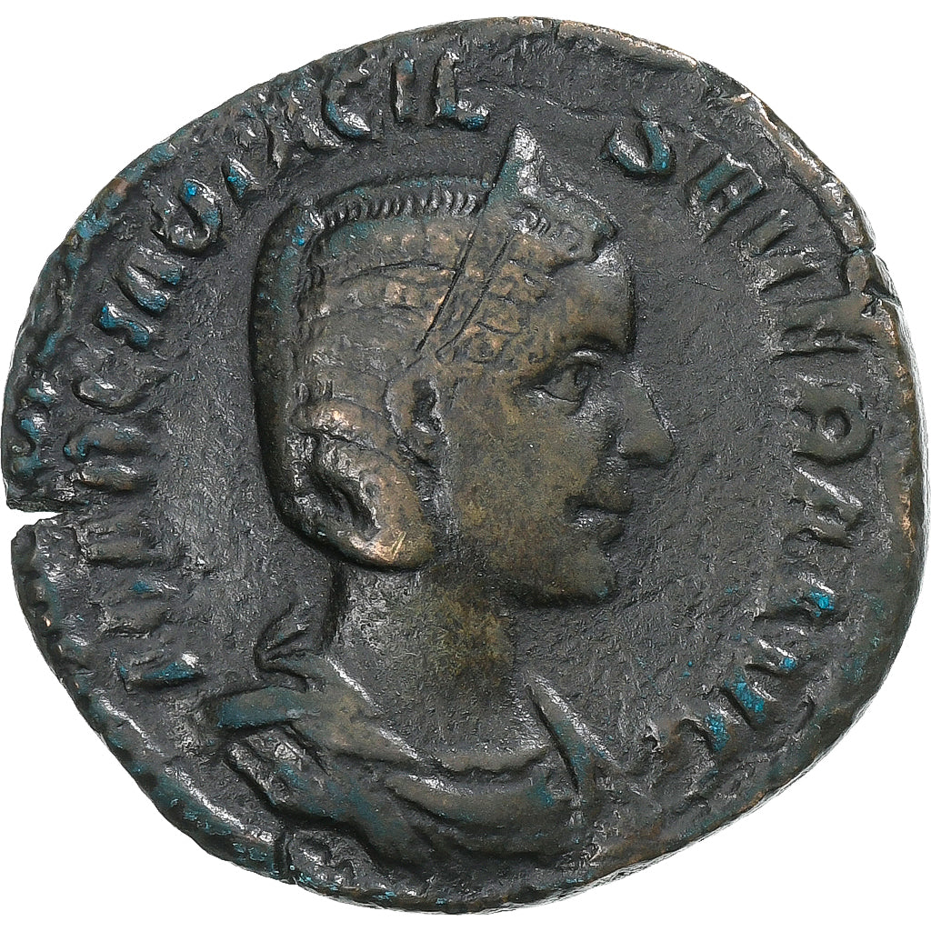 Otacilia Severa, Sestertius, 244-249, Rome, Bronze, EF(40-45), RIC:124