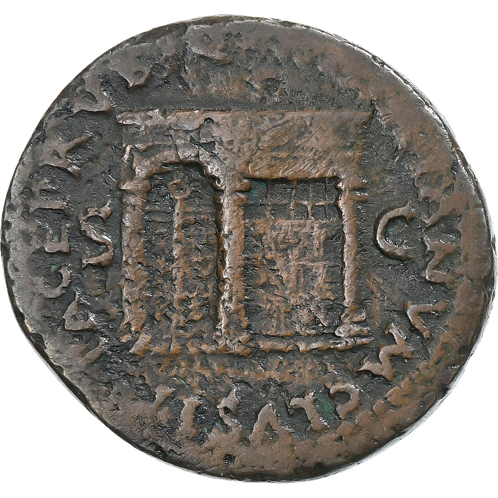 Nero, As, 62-68, Rome, Bronze, VF(20-25), RIC:309