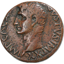 Auguste, As, 11-12, Rome, Bronze, S+, RIC:471