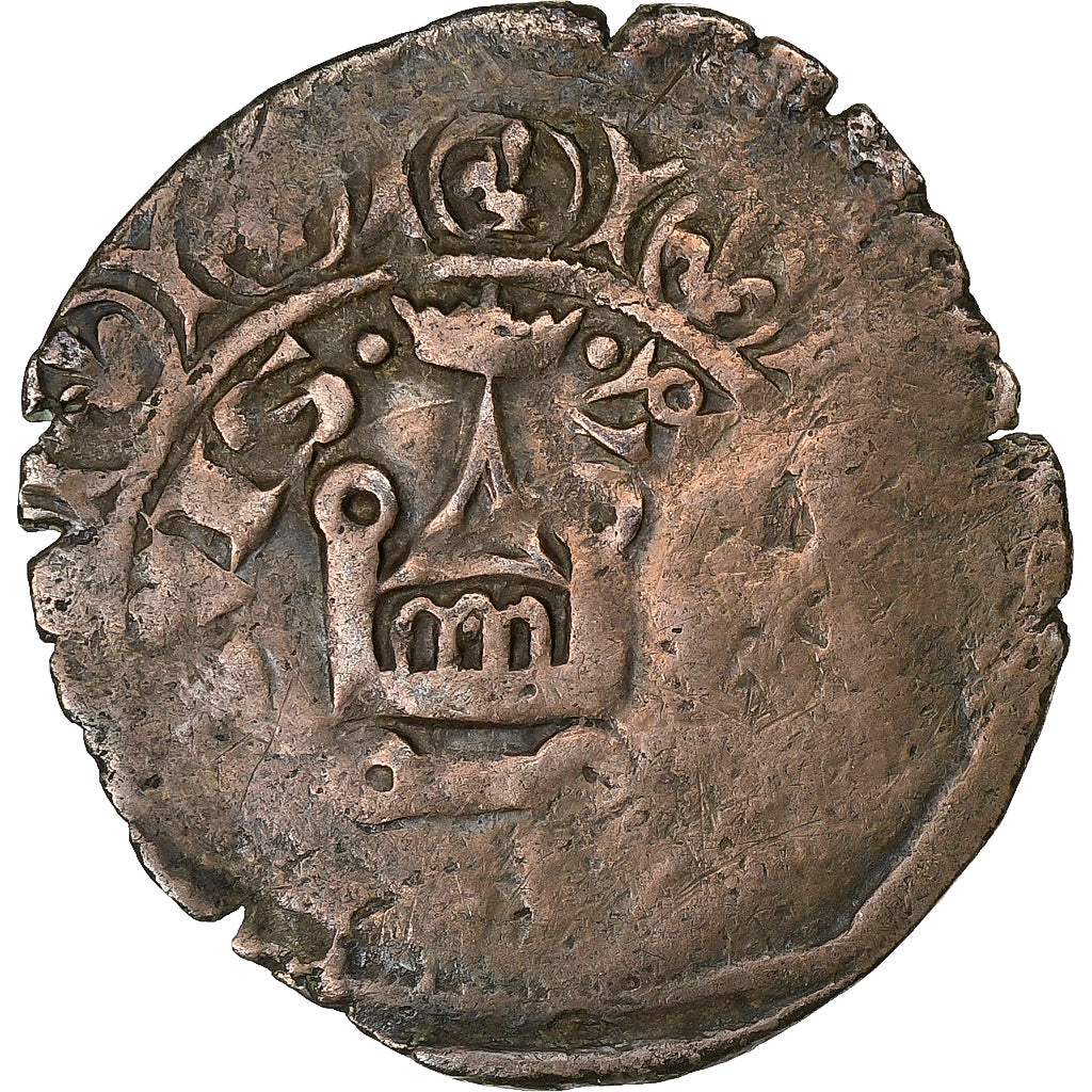 France, Jean II le Bon, Gros à la queue, 1355-1364, Billon, VF(20-25)