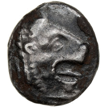 Cária, Drachm, ca. 465-449 BC, Knidos, Prata, EF(40-45), Pozzi:2585-2586