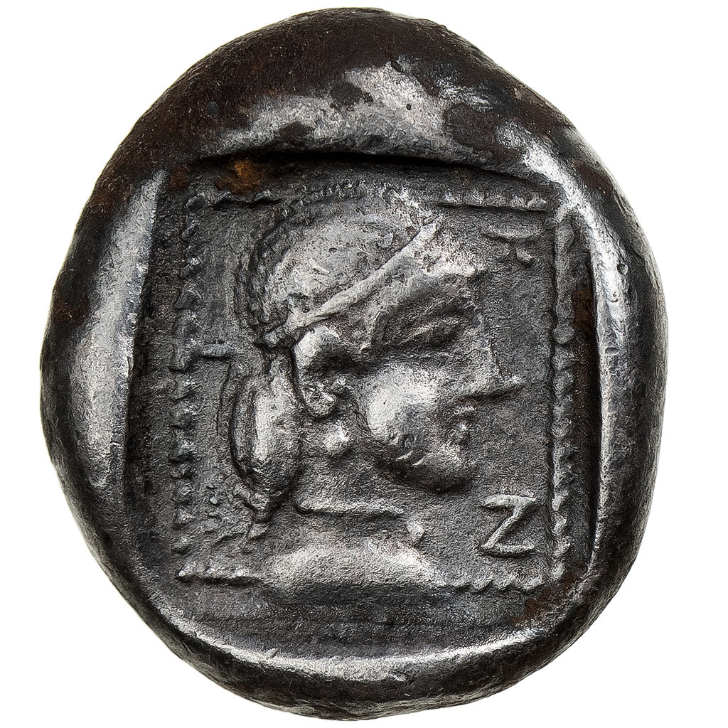 Caria, Drachm, ca. 465-449 BC, Knidos, Silver, EF(40-45), Pozzi:2585-2586