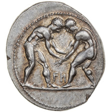 Pamphylia, Stater, ca. 380-330 BC, Aspendos, Plata, EBC, SNG-France:99