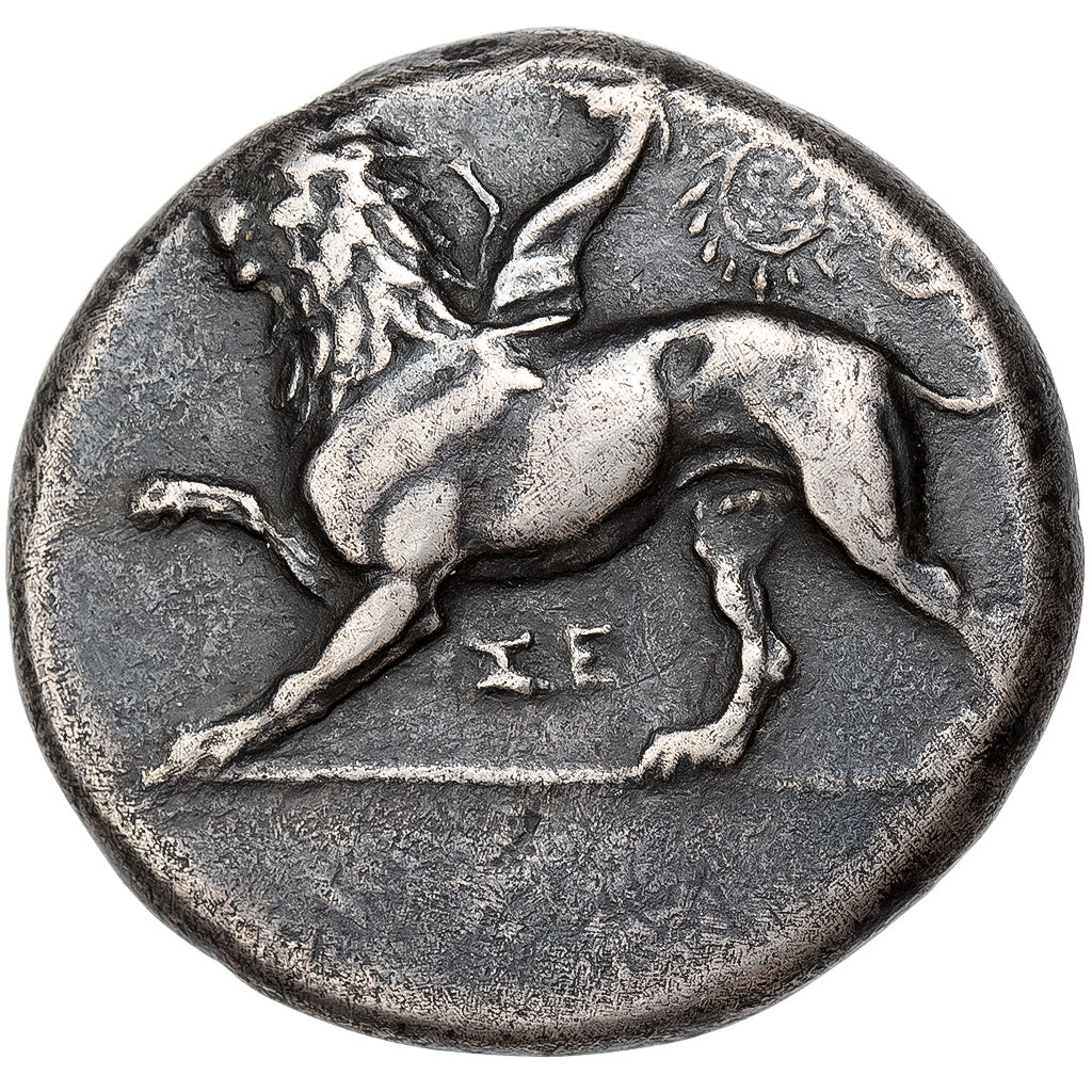 Sikyonia, Stater, ca. 335-330 BC, Sikyon, Argento, BB+, HGC:5-201