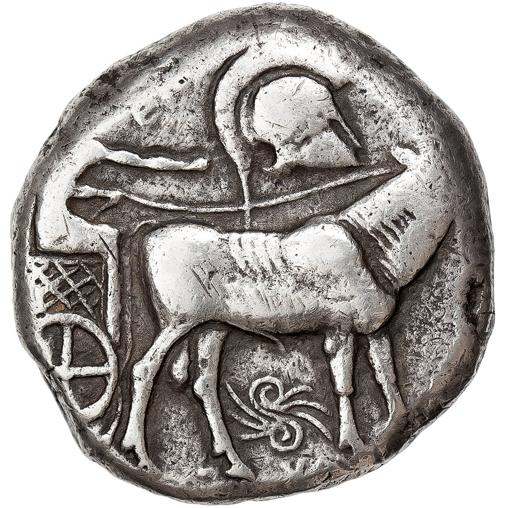 Thraco-Macedonian Tribe, Derrones, Dodekadrachm, ca. 475-465 BC, Argento, MB