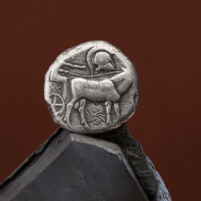 Thraco-Macedonian Tribe, Derrones, Dodekadrachm, ca. 475-465 BC, Plata, BC+
