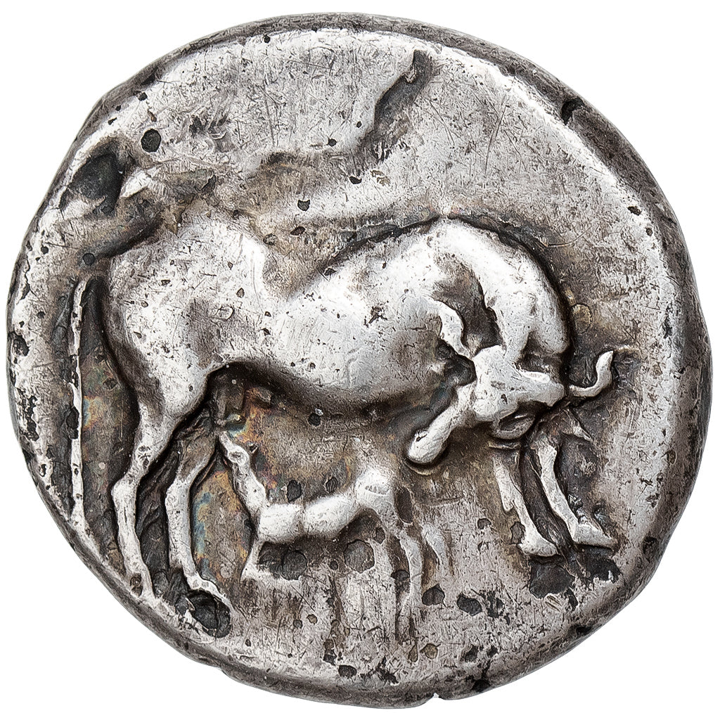 Illyria, Stater, ca. 340-280 BC, Dyrrhachion, Plata, MBC, HGC:3.1-34