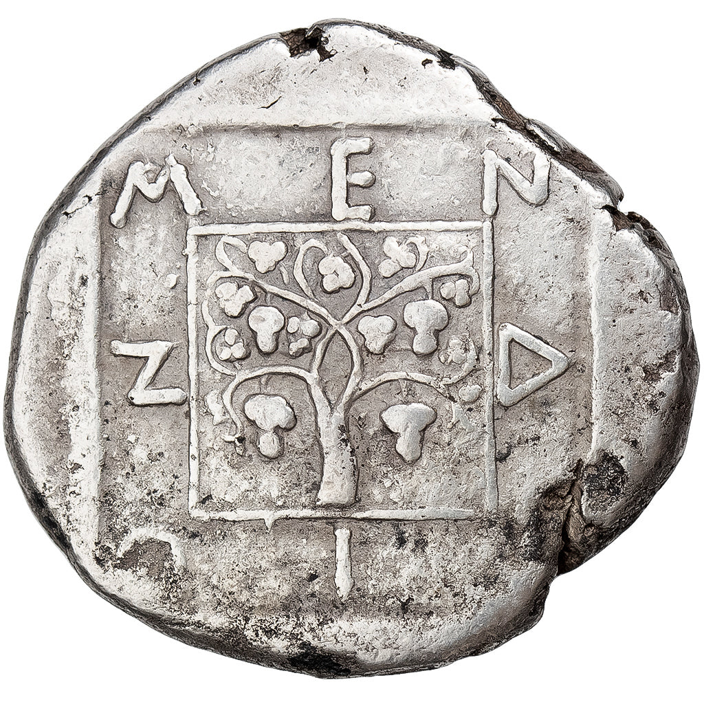 Macedonia, Tetradrachm, ca. 460-423 BC, Mende, Argento, MB+, HGC:3.1-545