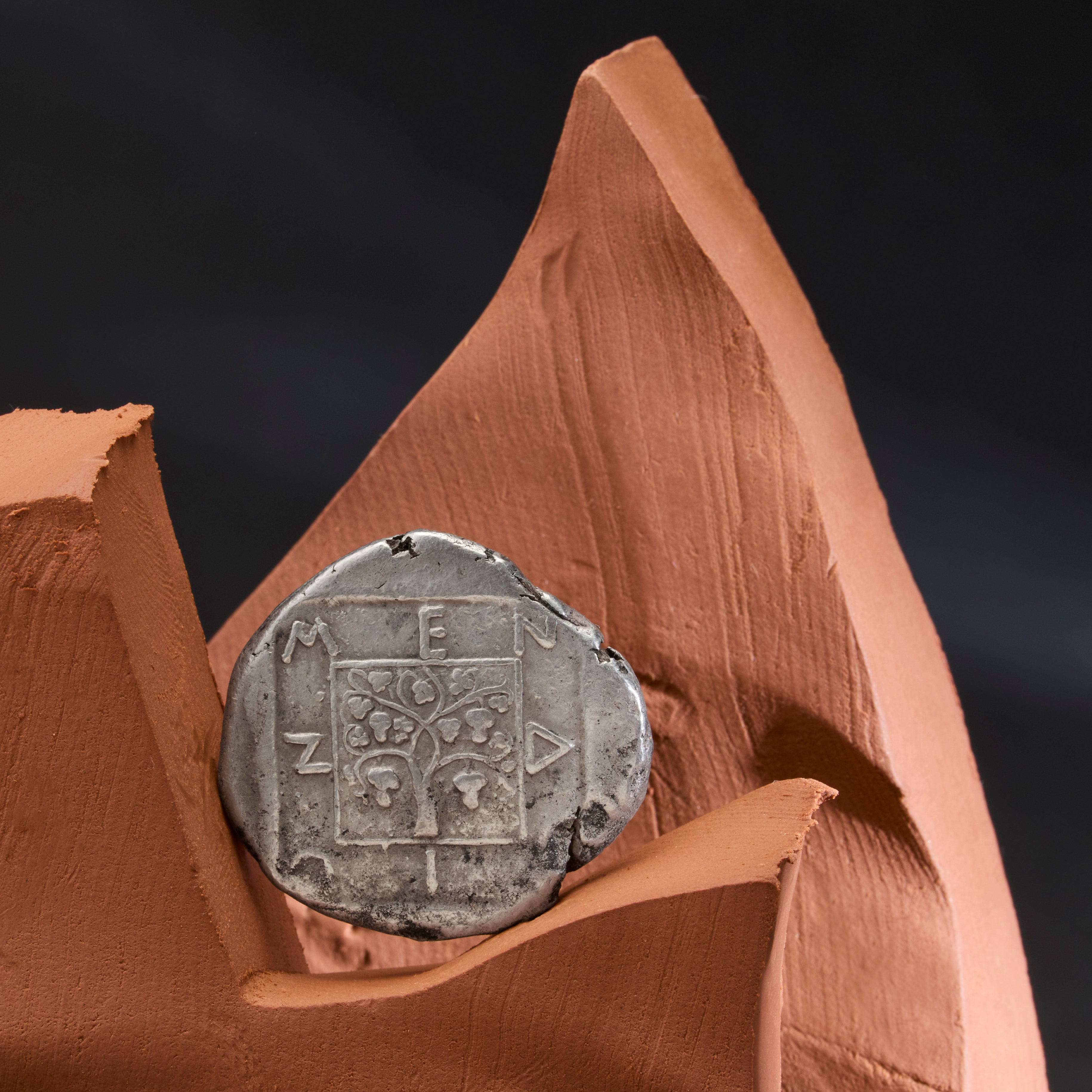 Macedonia, Tetradrachm, ca. 460-423 BC, Mende, Argento, MB+, HGC:3.1-545