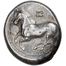 Trácia, Stater, ca. 411-397 BC, Maroneia, Prata, AU(50-53)