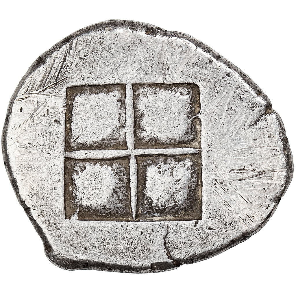 Macedonia, Tetradrachm, ca. 480-470 BC, Akanthos, Silver, EF(40-45), HGC:3.1-383