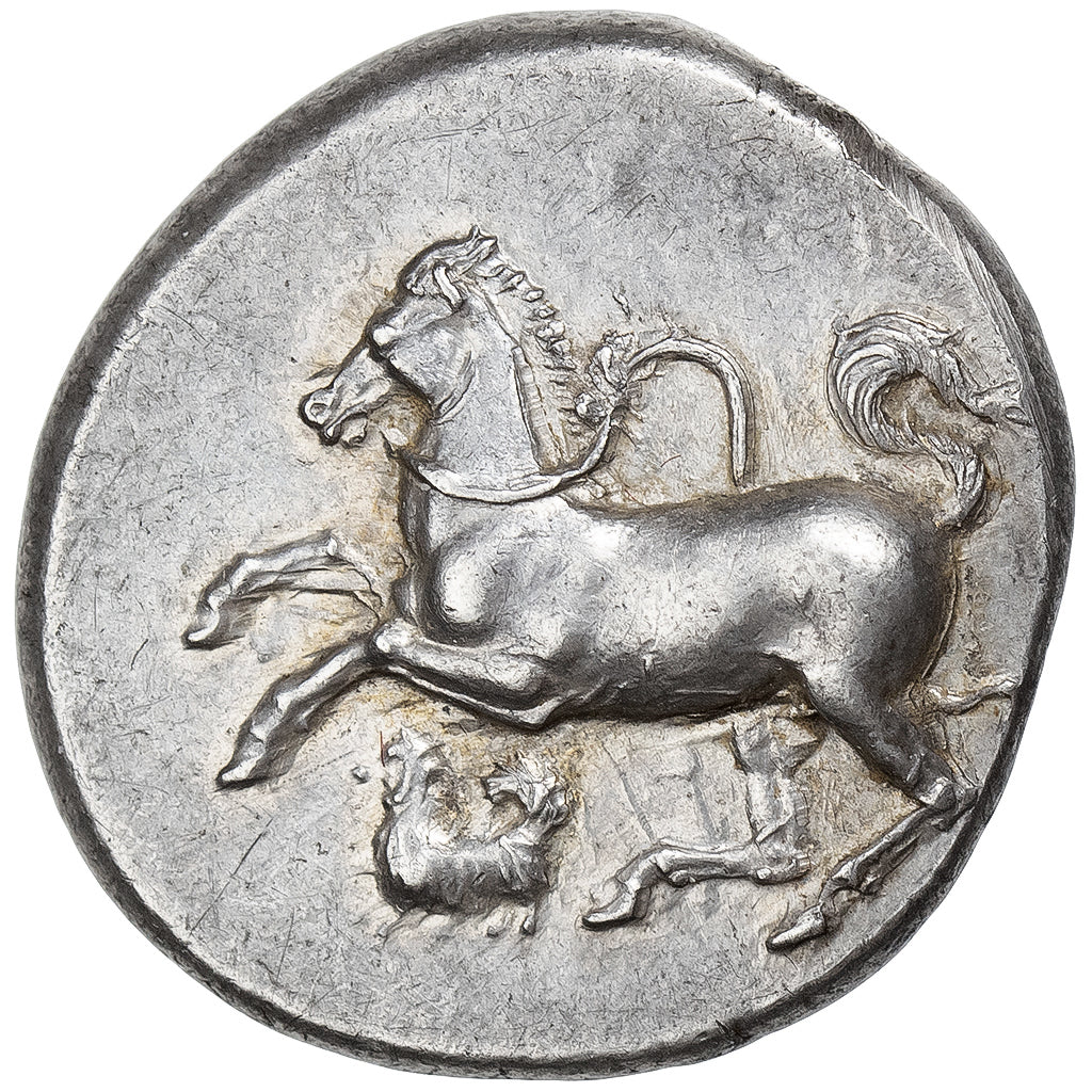 Trácia, Stater, ca. 386-347 BC, Maroneia, Prata, AU(55-58), HGC:3.2-1533