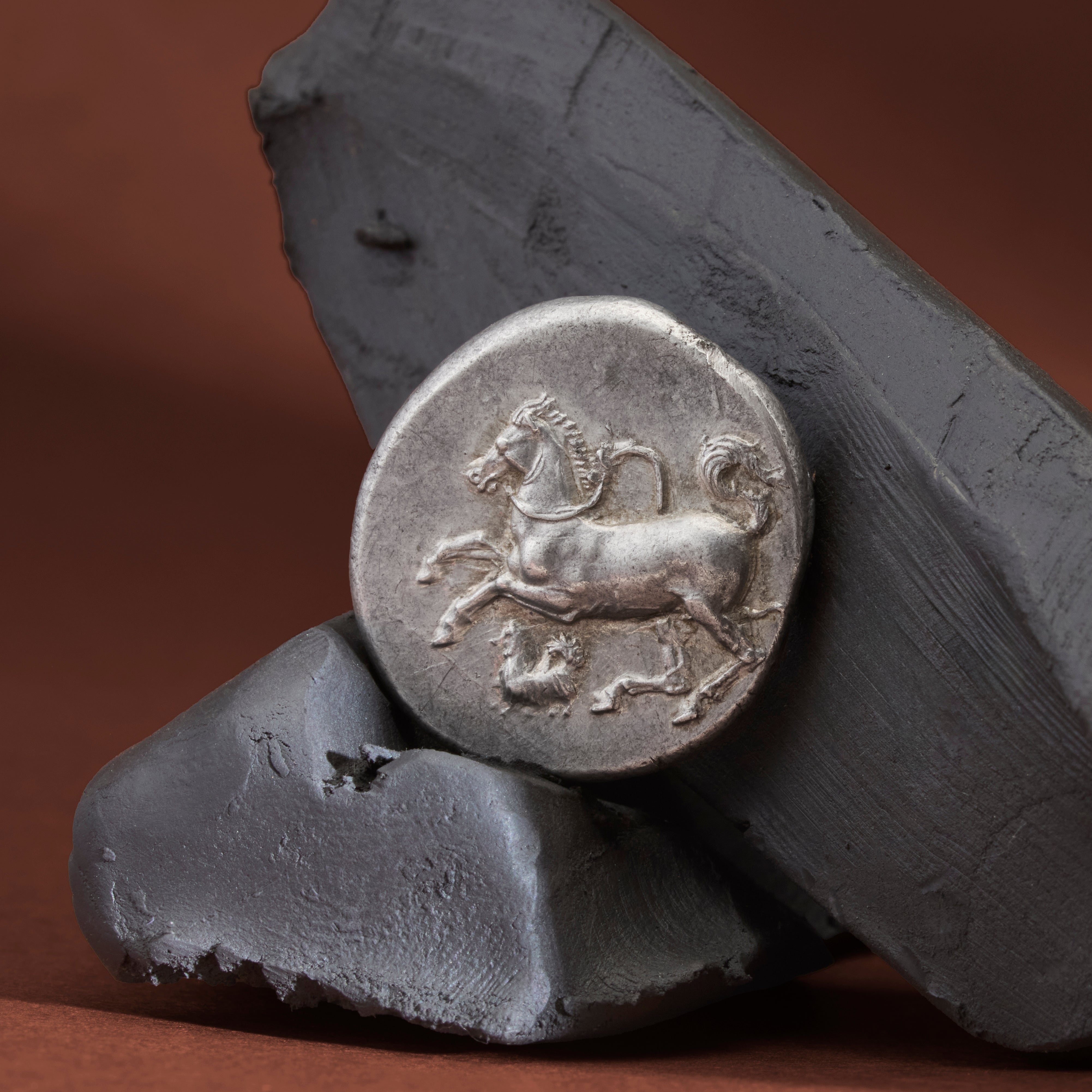 Trácia, Stater, ca. 386-347 BC, Maroneia, Prata, AU(55-58), HGC:3.2-1533