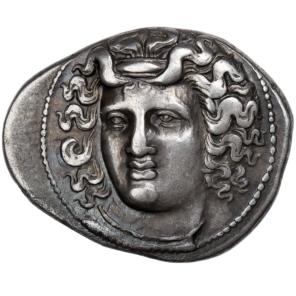 Tessália, Drachm, ca. 356-320 BC, Larissa, Prata, AU(50-53), HGC:4-453