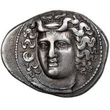 Tessália, Drachm, ca. 356-320 BC, Larissa, Prata, AU(50-53), HGC:4-453