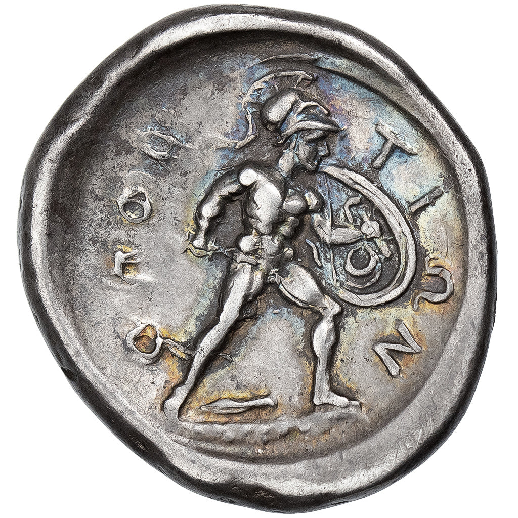 Lokris, Stater, ca. 370-360 BC, Opus, Argento, BB+, HGC:4-989