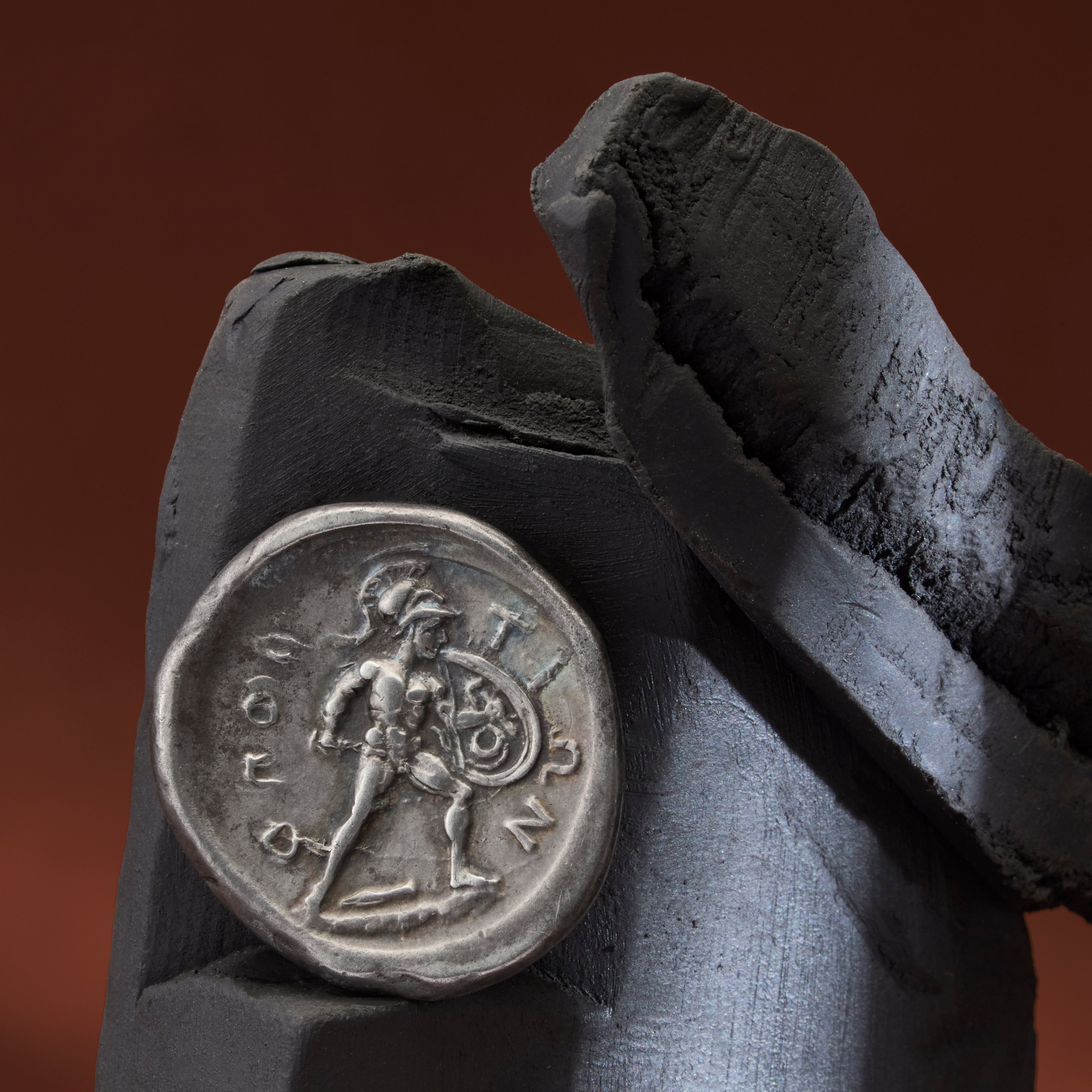 Lokris, Stater, ca. 370-360 BC, Opus, Argento, BB+, HGC:4-989