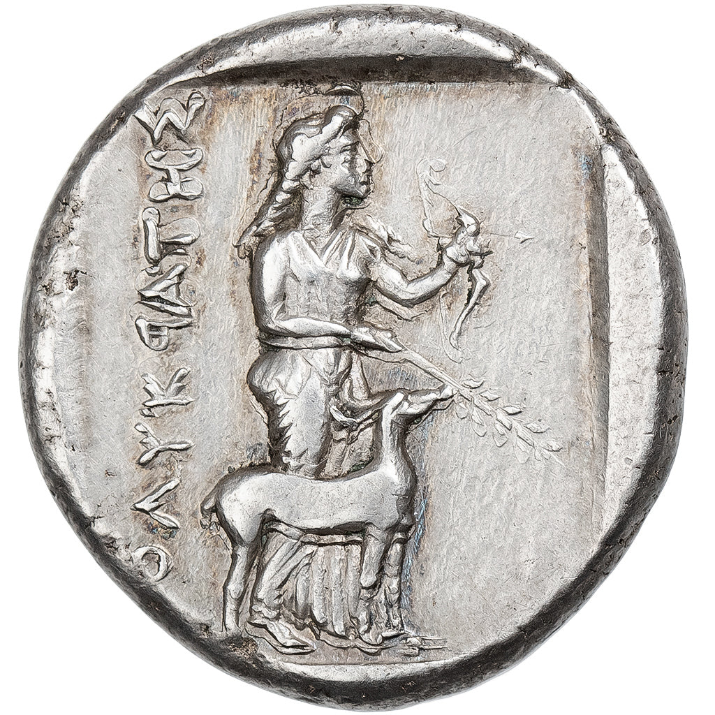 Trácia, Tetradrachm, ca. 352-351 BC, Abdera, Prata, AU(50-53), HGC:3.2-1208