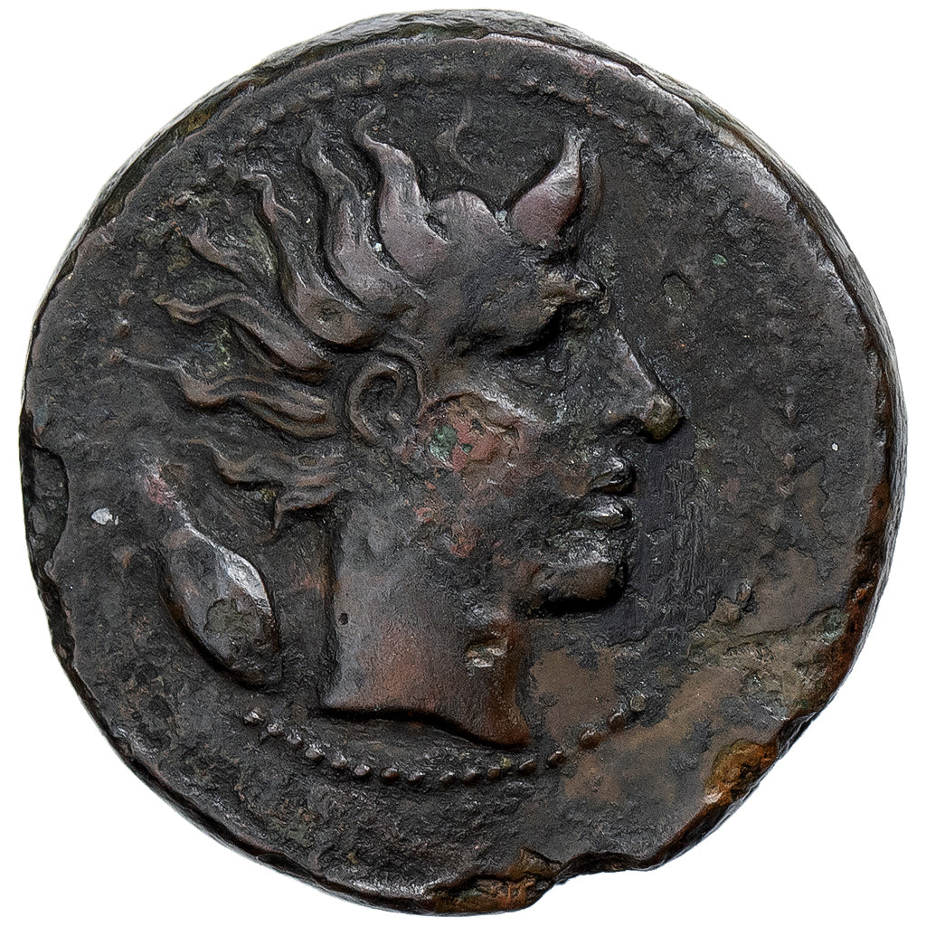 Sicily, Tetras, ca. 420-405 BC, Gela, Bronze, VF(30-35)