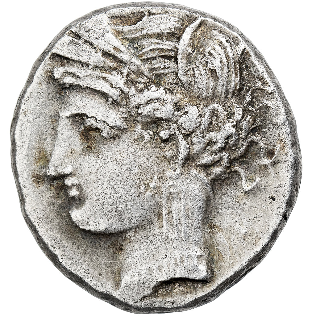 Zeugitana, Carthage, Libyan Revolt, Shekel, ca. 241-238 BC, Argento, BB+
