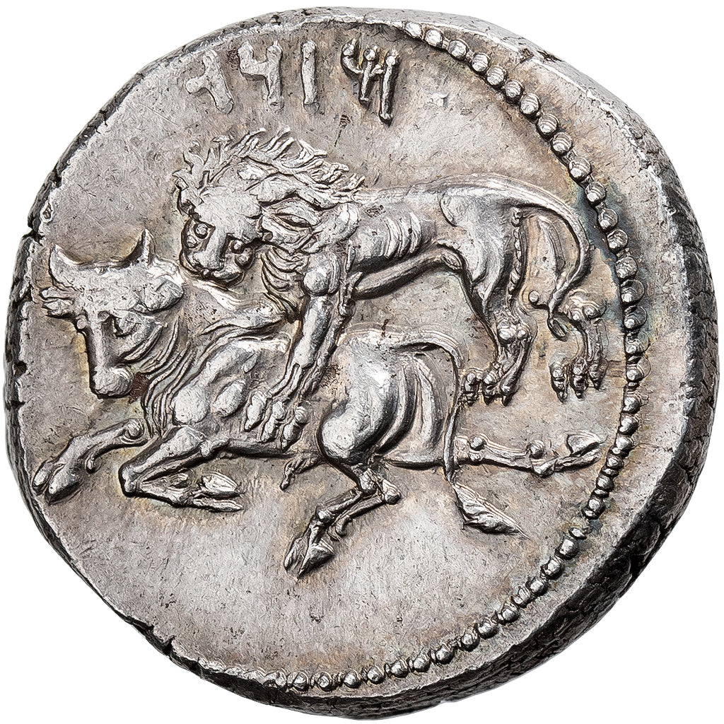 Cilícia, Mazaios, Stater, ca. 361-334 BC, Tarsus, Prata, AU(55-58)