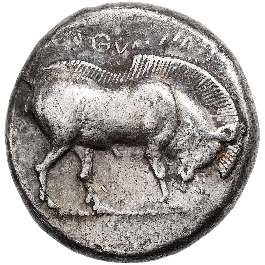 Lesbos, Stater, ca. 500/480-460 BC, Methymna, Silber, SS, HGC:6-884