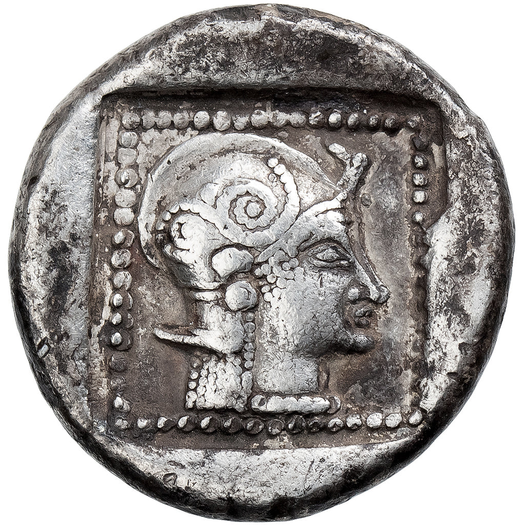 Lesbos, Stater, ca. 500/480-460 BC, Methymna, Silber, SS, HGC:6-884