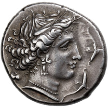 Carthaginian Sicily, Tetradrachm, ca. 350-320 BC, Sicilian Mint, Prata