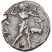 Bruttium, Didrachm, ca. 475-425 BC, Kaulonia, Argento, BB+, Pozzi:273