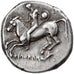 Calabria, Nomos, ca. 302-280 BC, Tarentum, Srebro, AU(50-53), HGC:1-815, HN